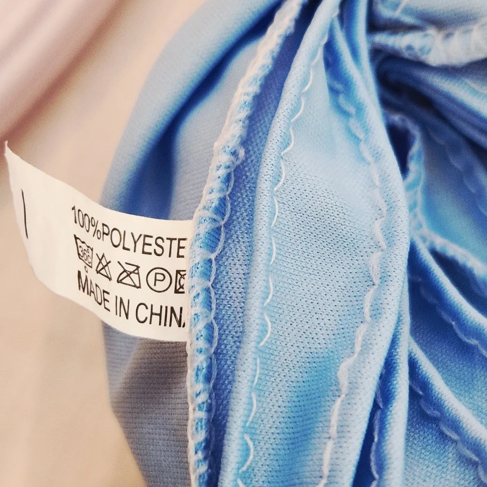 Set of 6 Crinkle Twist Ribbed Turban Headwraps Chemo Caps Polyester Accessory